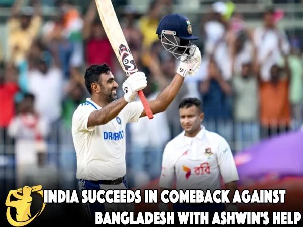 India succeeds in comeback against Bangladesh with Ashwin's help - CricketLiveGame.com